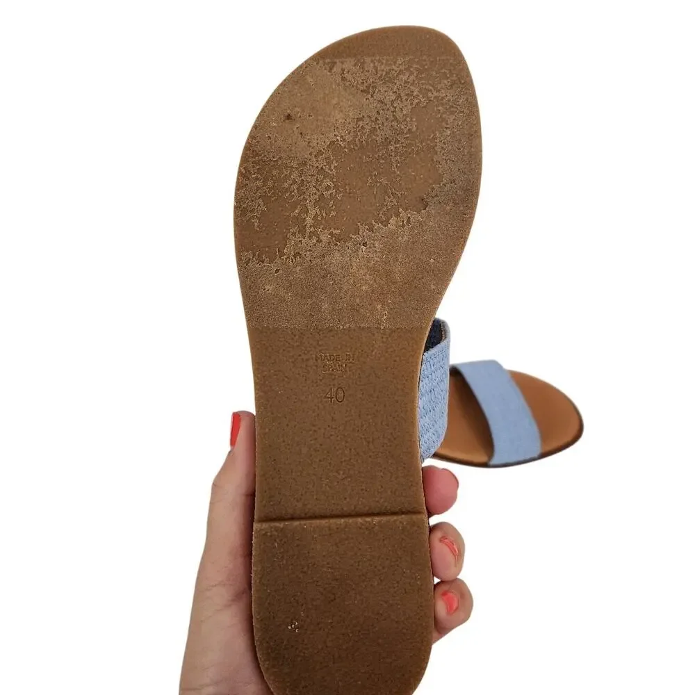 New Galia Stretch Raffia Featherweights Sandal Light 40/9.5 US